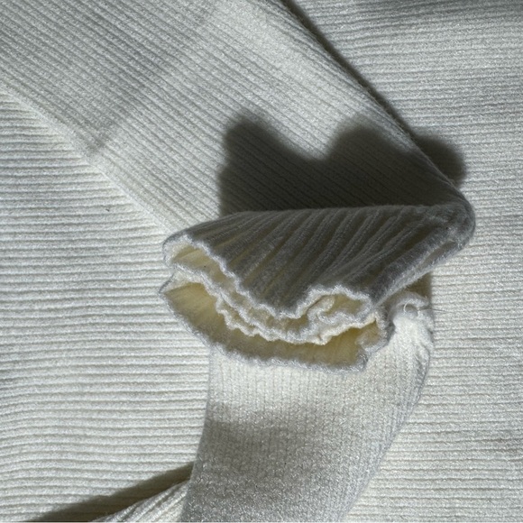 Pink Martini Cowl Neck Sweater Cream Brown and Grey Size Large - Picture 9 of 15